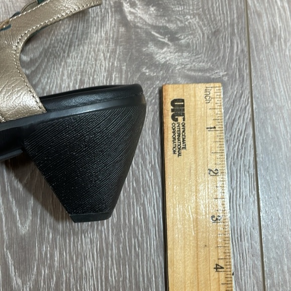 Ziera Dash Leather Ankle Strap Open Toe Heel Sandal 38 W - Picture 16 of 16